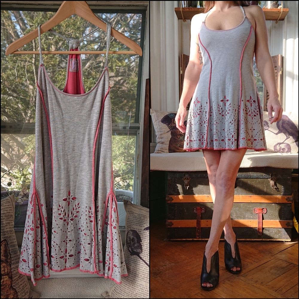 Free People Racerback Mini Skater Dress